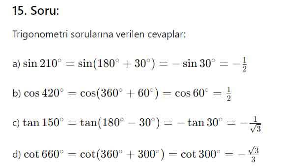 11. Sınıf Matematik Ders Kitabı Sayfa 49-50-51 Cevapları SDR Dikey Yayıncılık 15