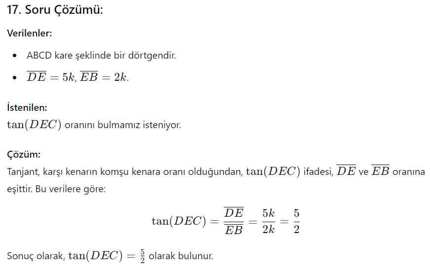 11. Sınıf Matematik Ders Kitabı Sayfa 49-50-51 Cevapları SDR Dikey Yayıncılık 17