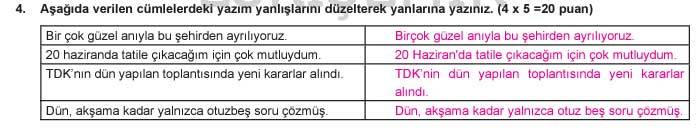 9. Sınıf Türk Dili ve Edebiyatı Dersi 1. Dönem 1. Yazılı Soruları 2024-2025 3