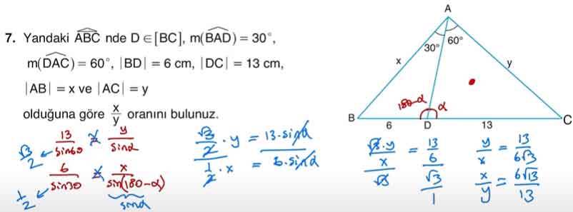 11. Sınıf Matematik Ders Kitabı Sayfa 59-60 Cevapları SDR Dikey Yayıncılık 7