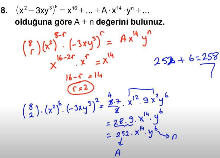 10. Sınıf Matematik Ders Kitabı Sayfa 56 Cevapları Meb Yayınları 8