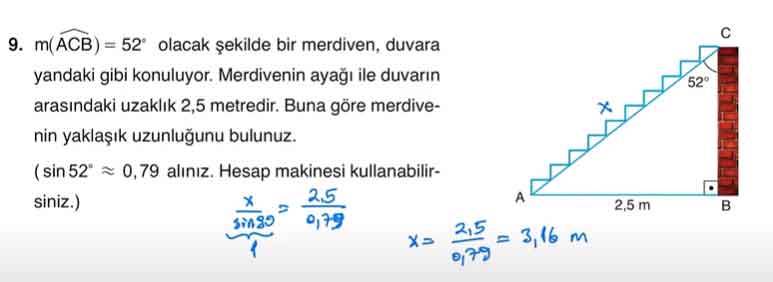 11. Sınıf Matematik Ders Kitabı Sayfa 59-60 Cevapları SDR Dikey Yayıncılık 9