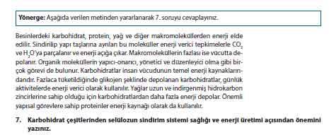 9. Sınıf Biyoloji Ders Kitabı 2. Tema Ölçme ve Değerlendirme Soruları ve Cevapları Meb Yayınları 3