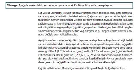 9. Sınıf Biyoloji Ders Kitabı 2. Tema Ölçme ve Değerlendirme Soruları ve Cevapları Meb Yayınları 6