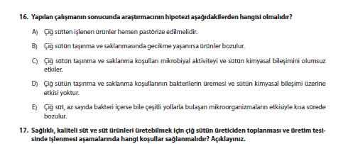 9. Sınıf Biyoloji Ders Kitabı 2. Tema Ölçme ve Değerlendirme Soruları ve Cevapları Meb Yayınları 7