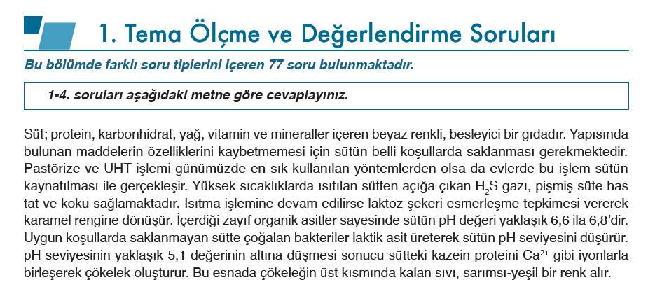 10. Sınıf Kimya Ders Kitabı Sayfa 116-147 Cevapları Meb Yayınları 1