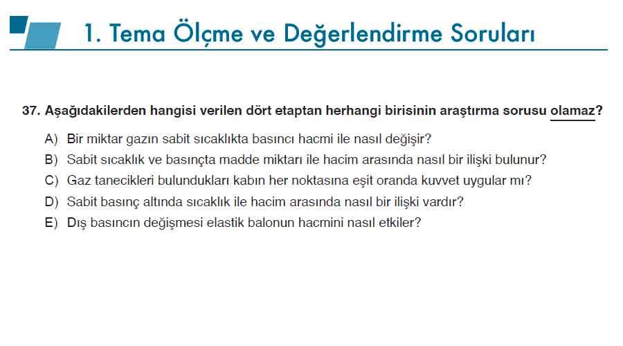 10. Sınıf Kimya Ders Kitabı Sayfa 116-147 Cevapları Meb Yayınları 15