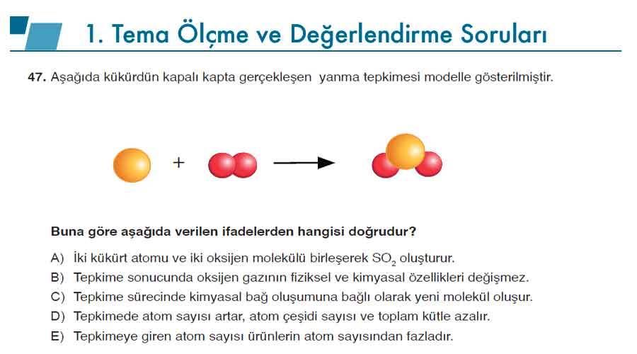 10. Sınıf Kimya Ders Kitabı Sayfa 116-147 Cevapları Meb Yayınları 18