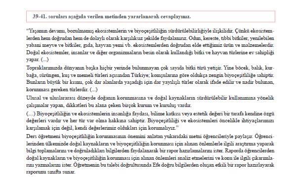 10. Sınıf Biyoloji Ders Kitabı Sayfa 175-192 Cevapları Meb Yayınları 13