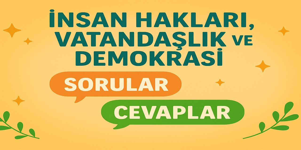 4. Sınıf İnsan Hakları Ders Kitabı Sayfa 23-24-25-26 Cevapları Meb Yayınları