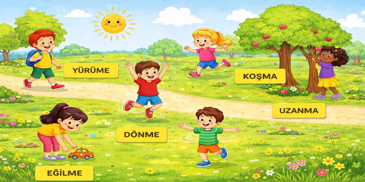 Günlük hayatınızda yaptığınız hareket türlerini yazınız