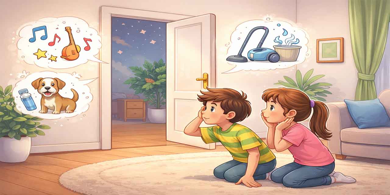 Yan odadan duyduğunuz sesin ne sesi olduğunu tahmin edebilir misiniz?