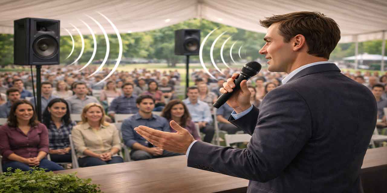 Kalabalık toplantılarda konuşmacılar neden mikrofon kullanır?