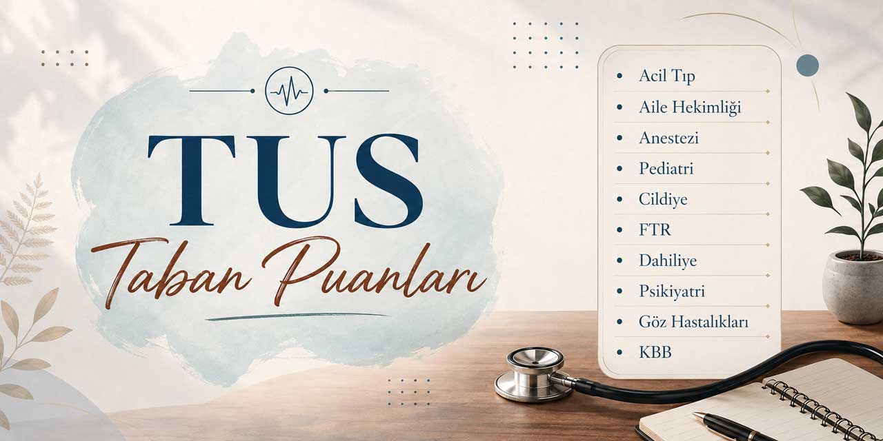 Fiziksel Tıp ve Rehabilitasyon (FTR) 2026 Mart TUS 1. Dönem Taban ve Tavan Puanları