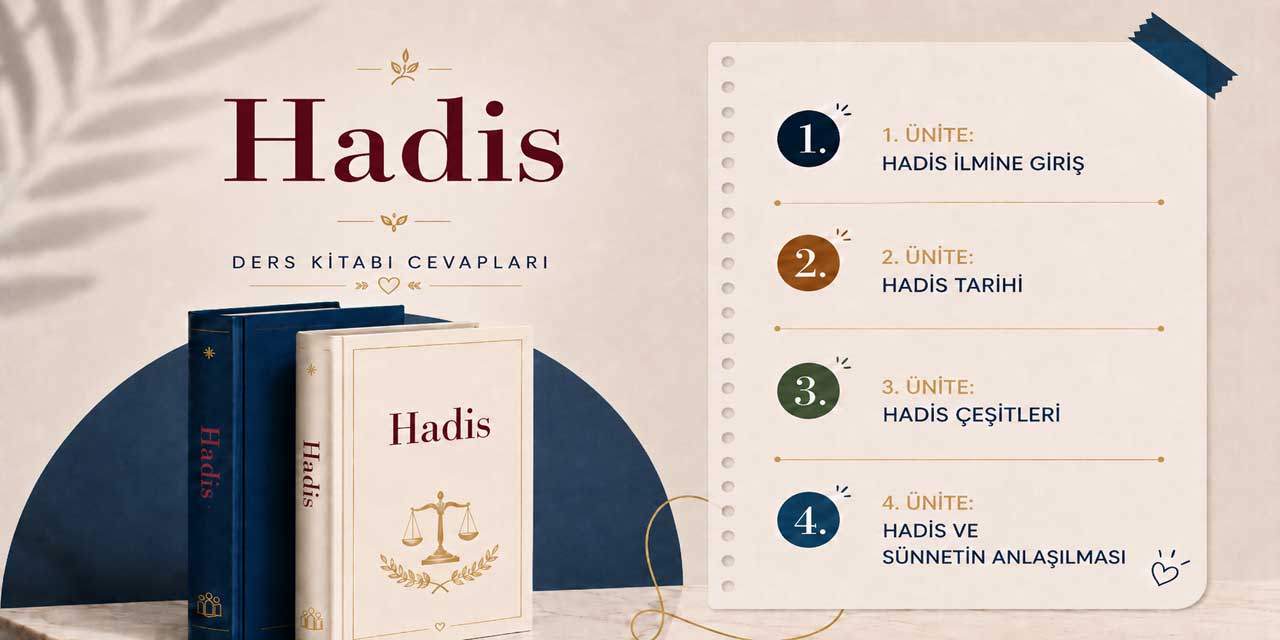 10. Sınıf Hadis Ders Kitabı Cevapları Meb Yayınları