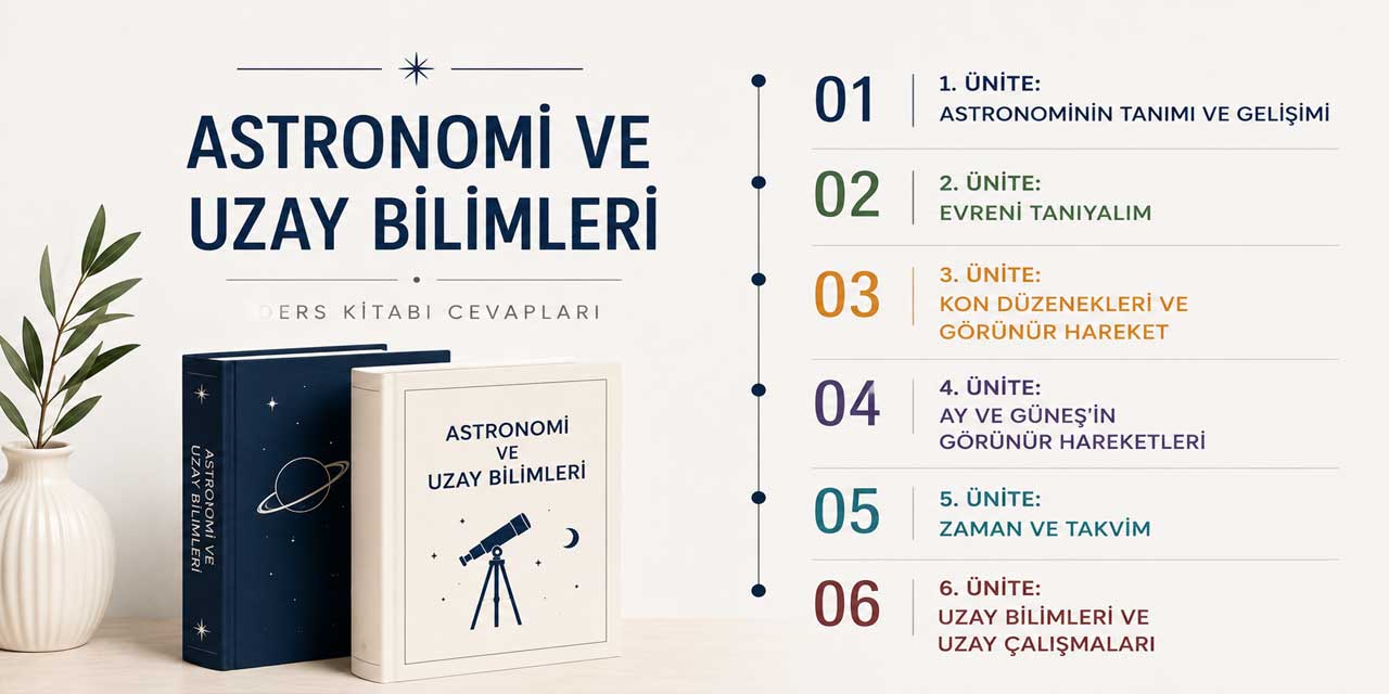 Astronomi ve Uzay Bilimleri Ders Kitabı Sayfa 177-180 Cevapları MEB Yayınları