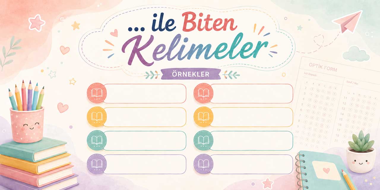 İ İle Biten Kelimeler Nelerdir? Türkçe 3, 4, 5, 6 Harfli Sonu İ Olan Kelimeler Listesi