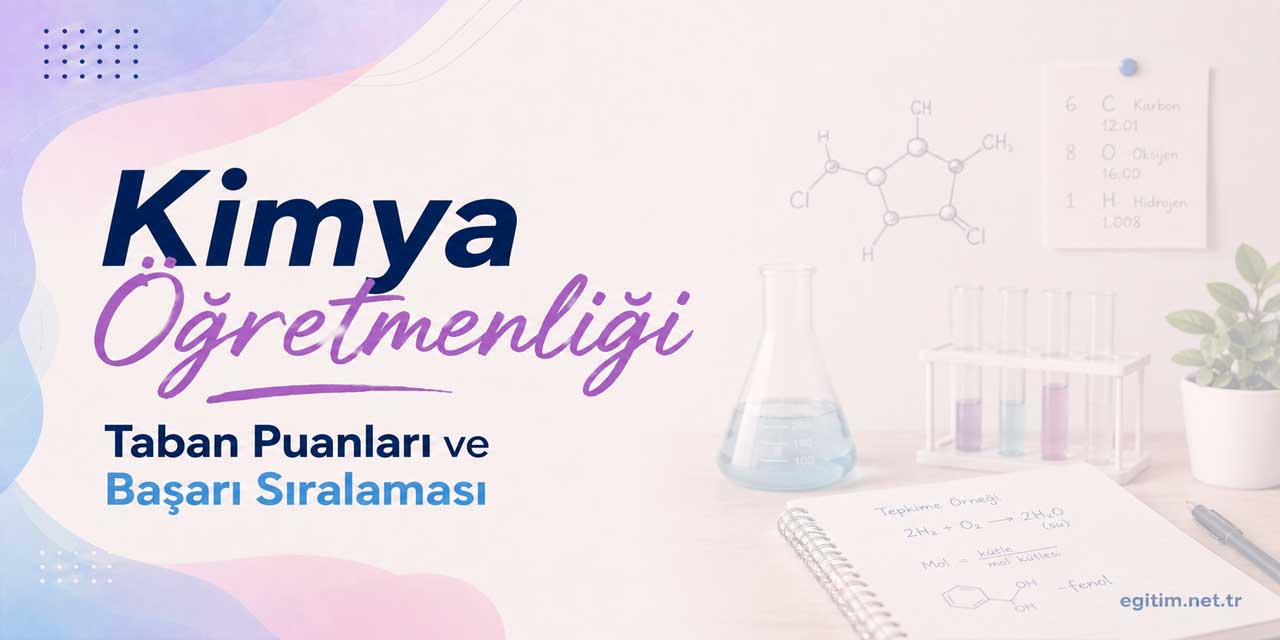 Kimya Öğretmenliğinde Yalnızca 6 Program Kontenjanını Doldurdu