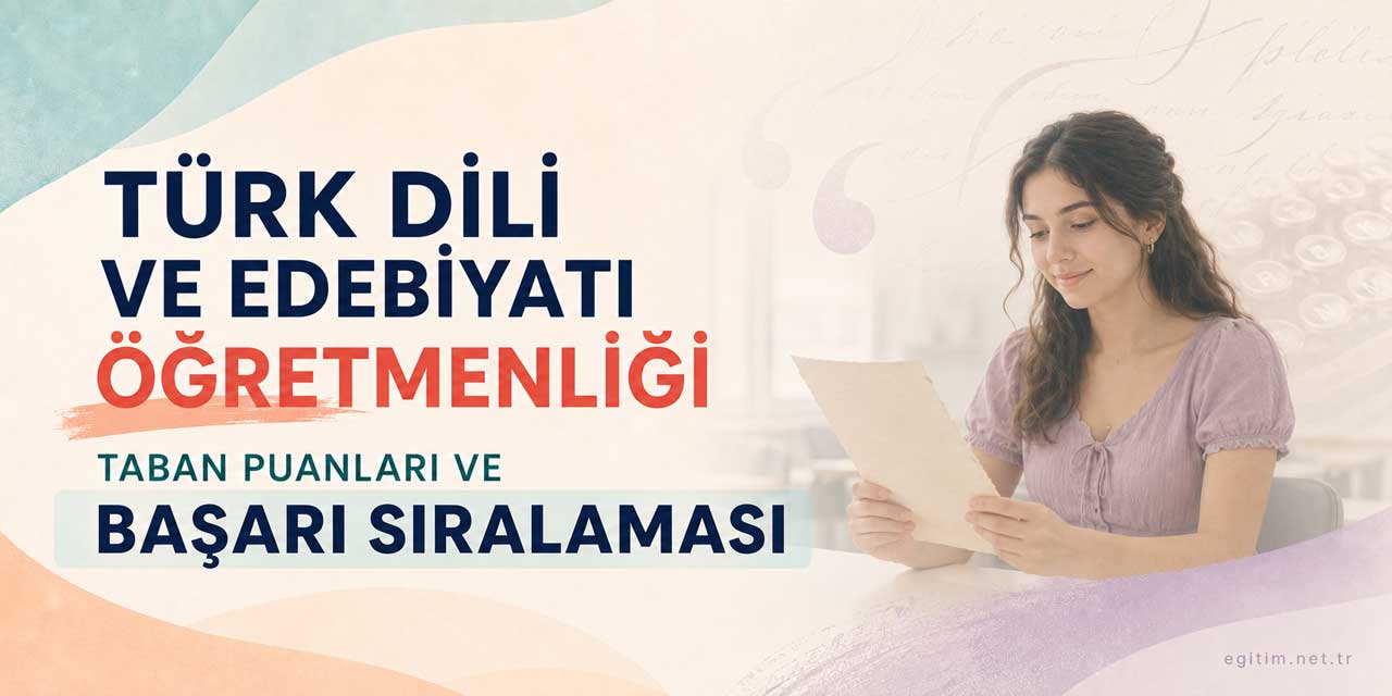 Türk Dili ve Edebiyatı Öğretmenliği Puanları ve Kontenjanları 2026