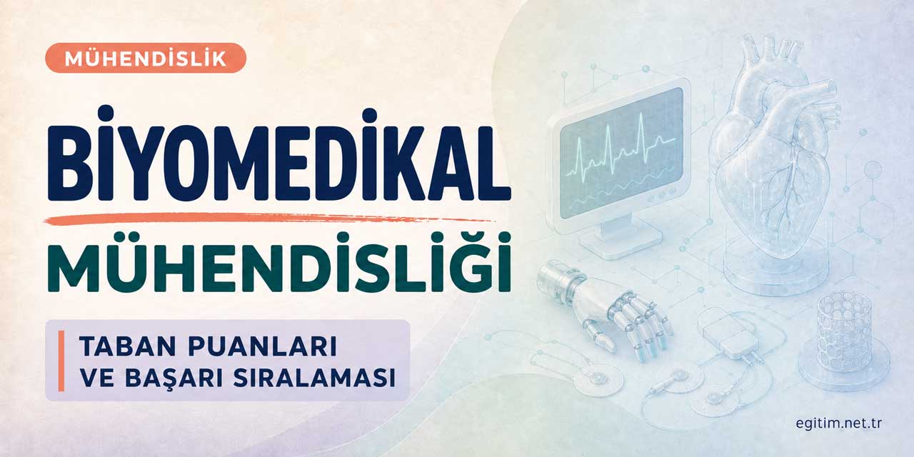 Biyomedikal Mühendisliği 2026 Taban Puanları ve Başarı Sıralamaları