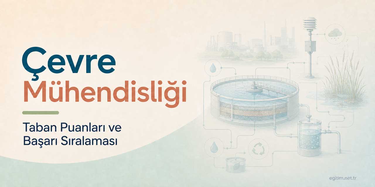 Çevre Mühendisliği 2026 Taban Puanları ve Başarı Sıralamaları