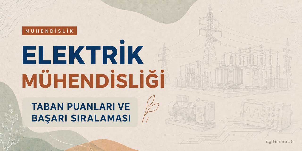Elektrik Mühendisliği 2026 Taban Puanları ve Başarı Sıralamaları