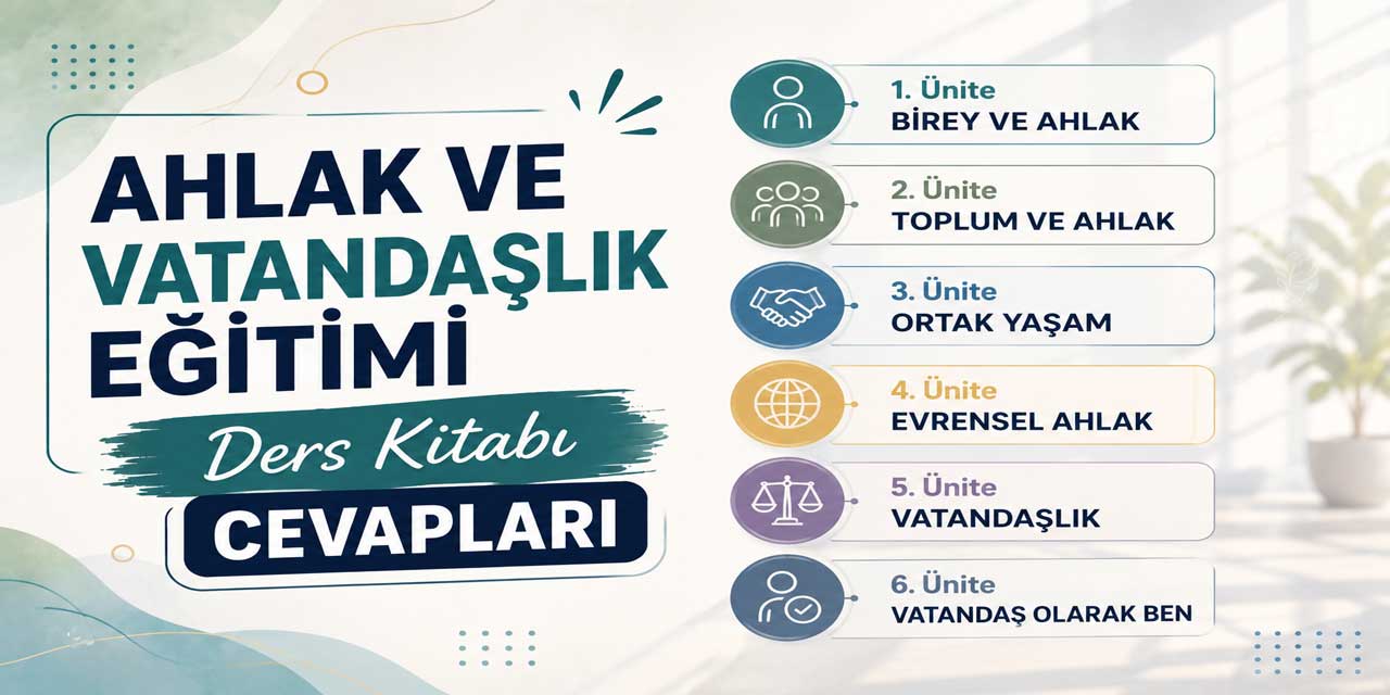 Ahlak ve Vatandaşlık Eğitimi-1 Ders Kitabı Cevapları MEB Yayınları: Tüm Üniteler