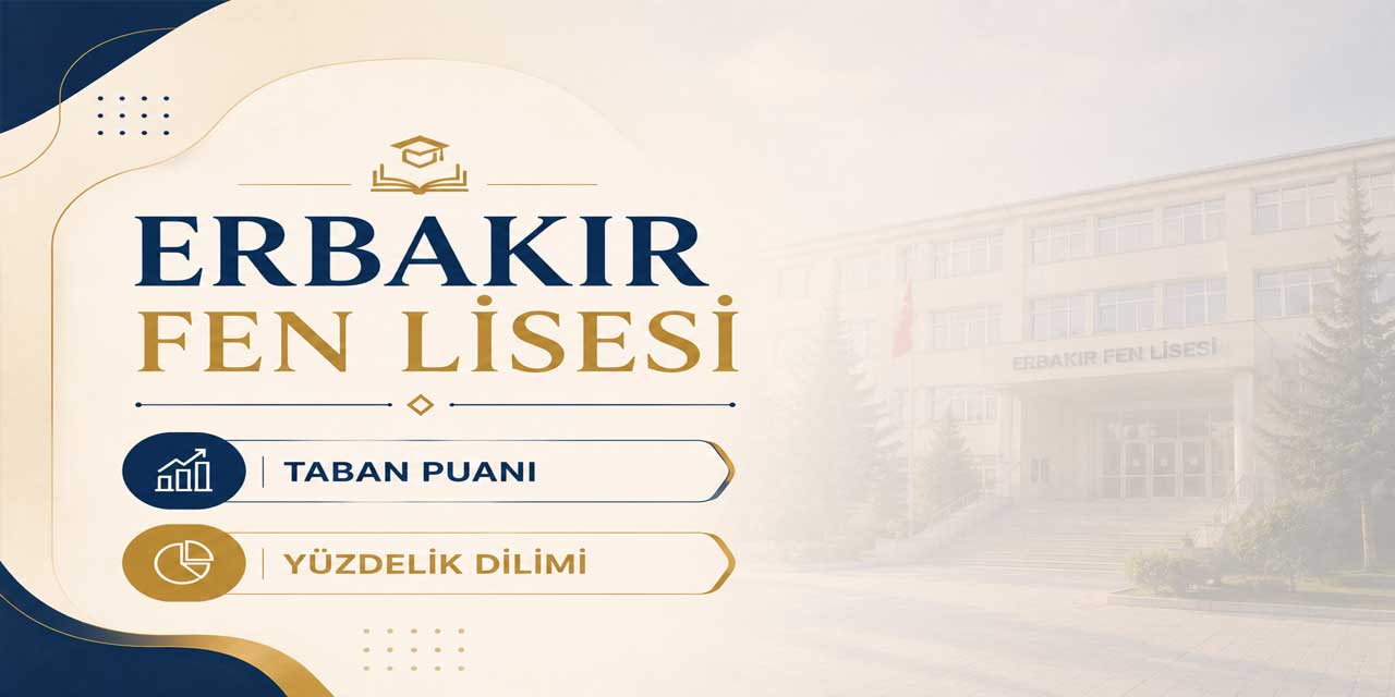 Erbakır Fen Lisesi 2027 Taban Puanı, Yüzdelik Dilimi ve Kontenjanı