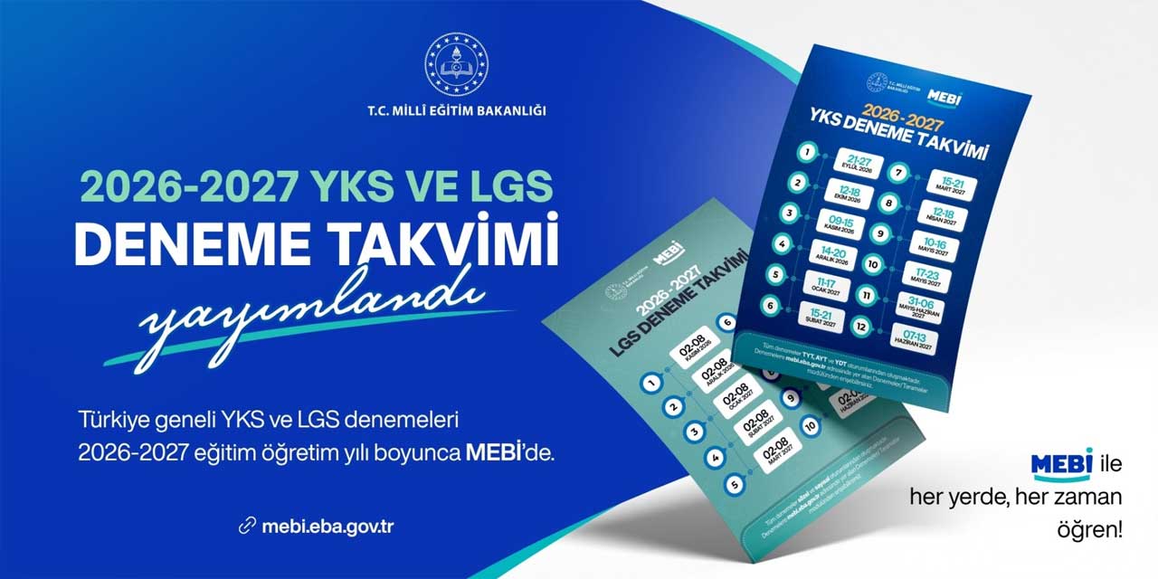 MEBİ 2026-2027 YKS ve LGS Deneme Takvimi Açıklandı: İlk Deneme Ne Zaman?