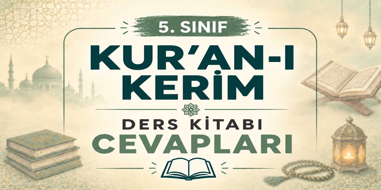 5. Sınıf Kur’an-ı Kerim Ders Kitabı Kontrol Noktası Sayfa 21 Cevapları MEB Yayınları