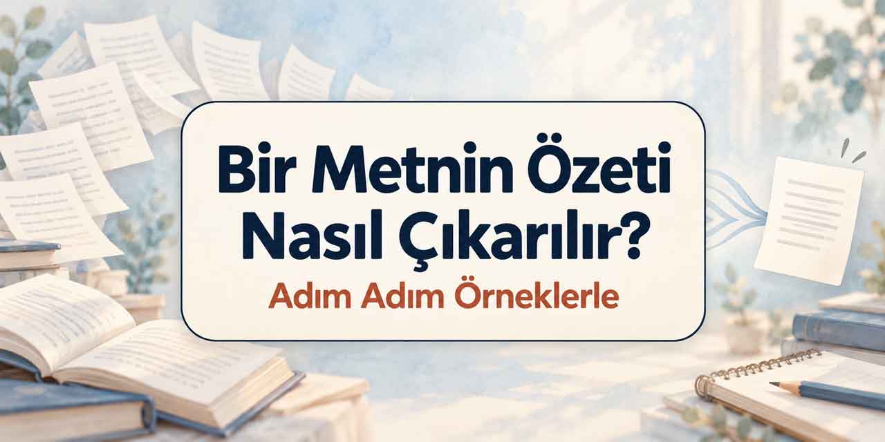 Bir Metnin Özeti Nasıl Çıkarılır? Kısa Özet Yazma Örneği
