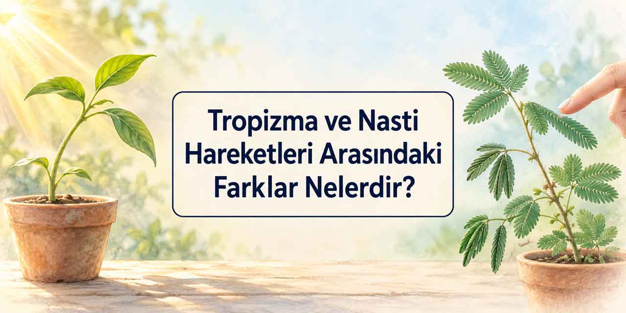 Tropizma ve nasti hareketleri arasındaki farklar nelerdir?
