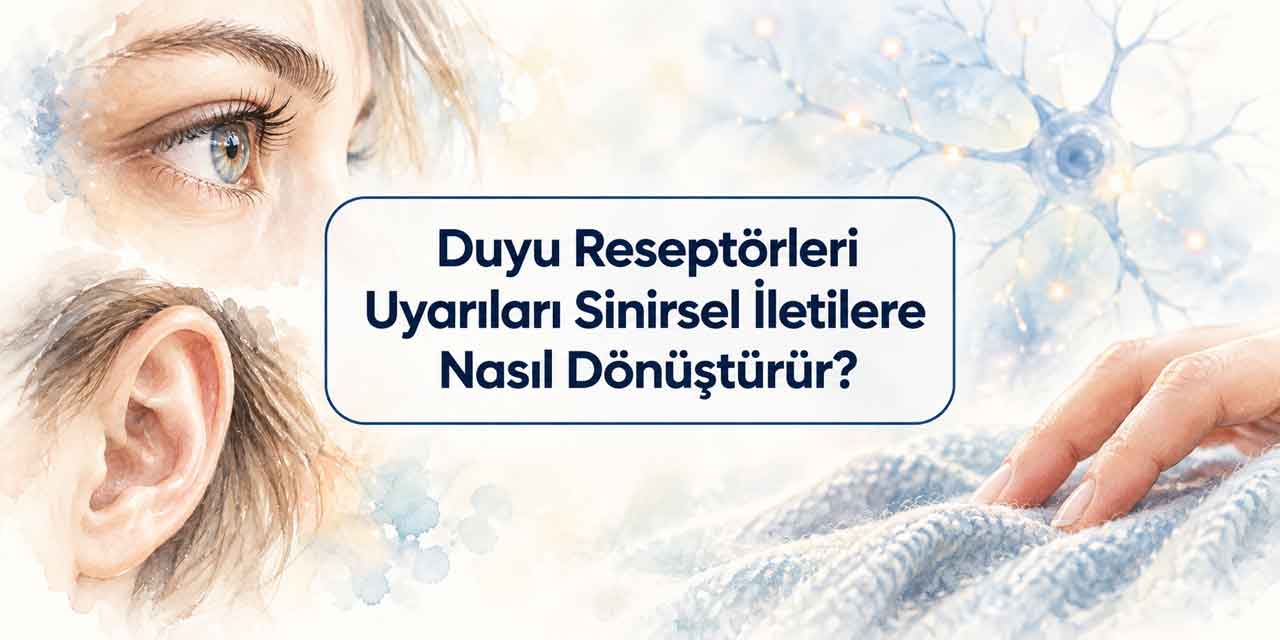 Duyu reseptörleri uyarıları sinirsel iletilere nasıl dönüştürür?