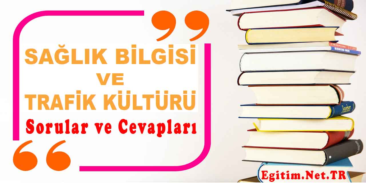 9. Sınıf Sağlık Bilgisi ve Trafik Kültürü Ders Kitabı Sayfa 14 Cevapları Ferman Yayıncılık