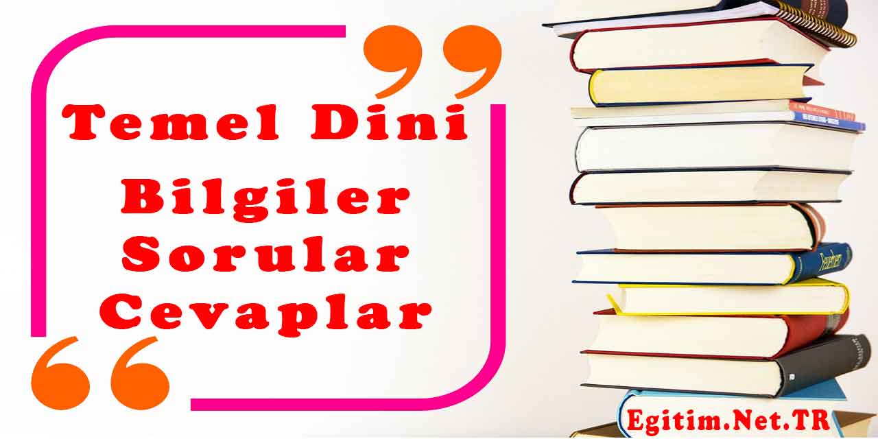 5. Sınıf Temel Dini Bilgiler Ders Kitabı Sayfa 29-30-31 Cevapları Meb Yayınları