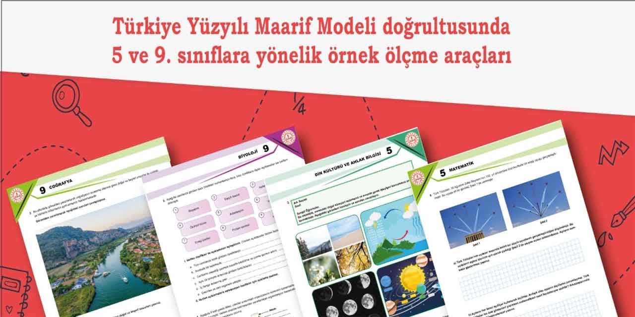 5 ve 9’ların Örnek Yeni Ölçme Araçları 2024-2025 İçin Yayınlandı