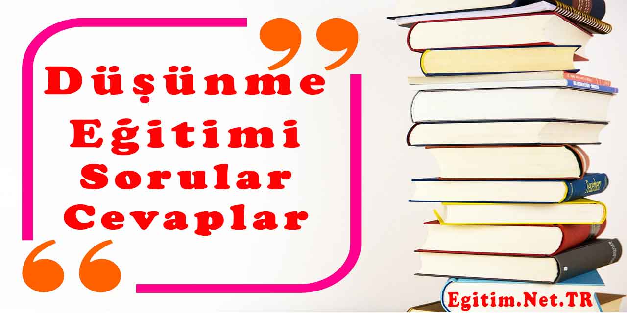 9. Sınıf Düşünme Eğitimi Ders Kitabı Sayfa 33-34-35 Cevapları Meb Yayınları