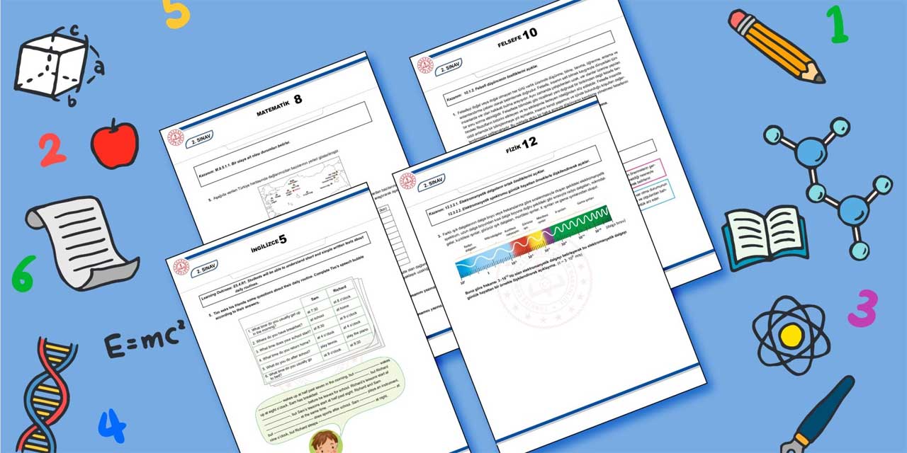 2024-2025 1. Dönem 2. Yazılı Sınavlarına Yönelik Örnek Sorular Yayımlandı