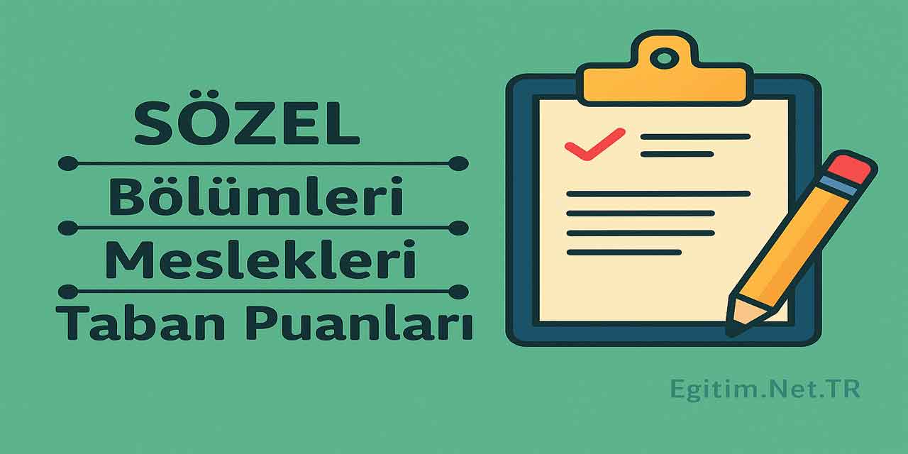 400-450 Bin Sıralama ile Alan Sözel Bölümler 2025