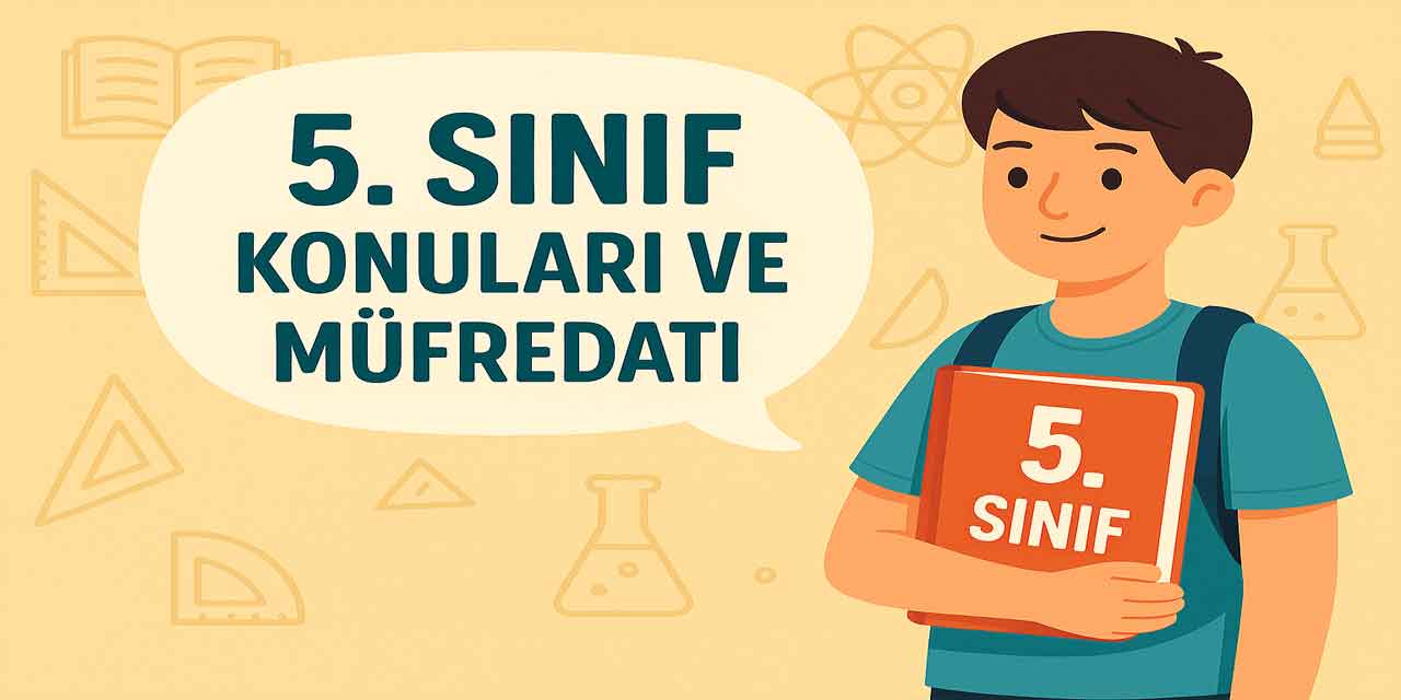 5. Sınıf İngilizce Konuları ve Müfredatı 2025-2026