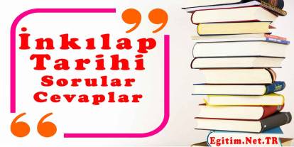 8. Sınıf İnkılap Tarihi Ders Kitabı Sayfa 126-127 Cevapları Meb Yayınları